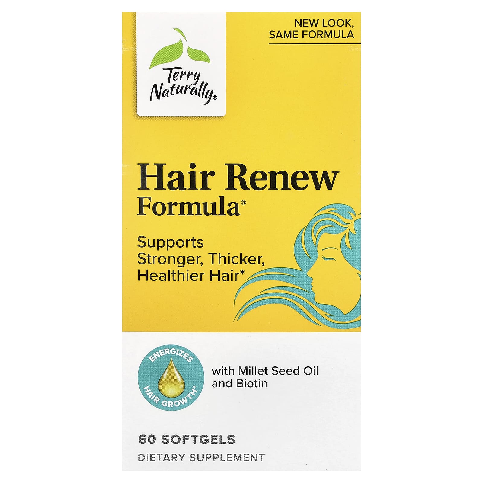 Комплекс Terry Naturally Hair Renew®, 60 мягких капсул — фото 2