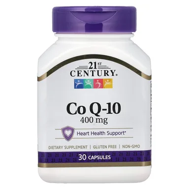 Фото товара: Коэнзим Q10 21st Century, 400 мг, 30 капсул