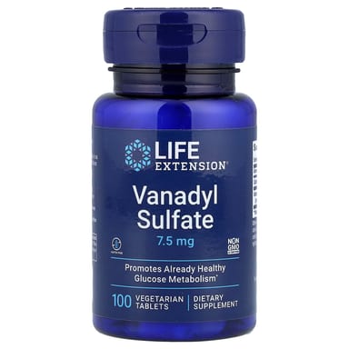 Сульфат ванадила Life Extension, 100 растительных таблеток