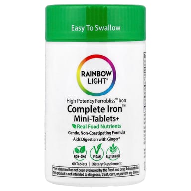 Железо Rainbow Light Complete™ Mini-Tablets, 60 таблеток