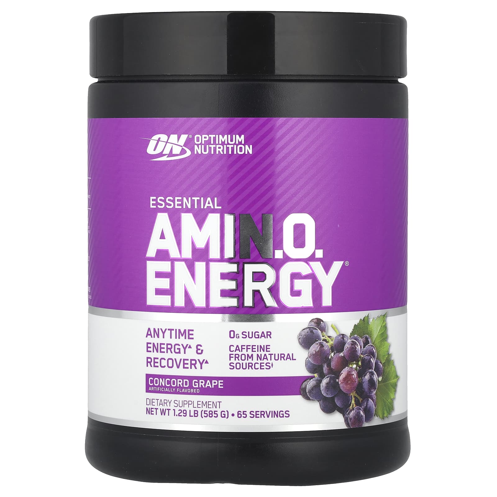Энергетический напиток Optimum Nutrition, 1.29 lb (585 g), Конкордский виноград
