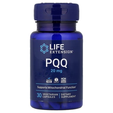 PQQ (пирролохинолинхинон) Life Extension, 20 мг, 30 растительных капсул