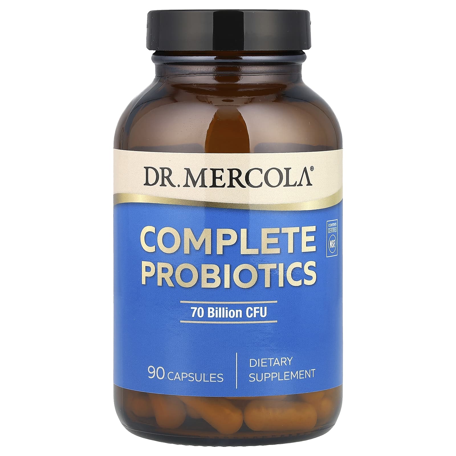 Пробиотик Dr. Mercola Complete, оттенок 70 Billion CFU, 90 капсул