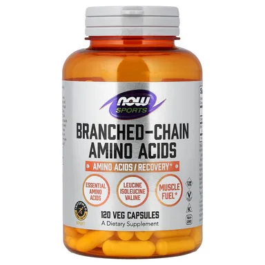 Фото товара: Аминокислота NOW Foods Sports Branched-Chain, 650 мг, 120 растительных капсул