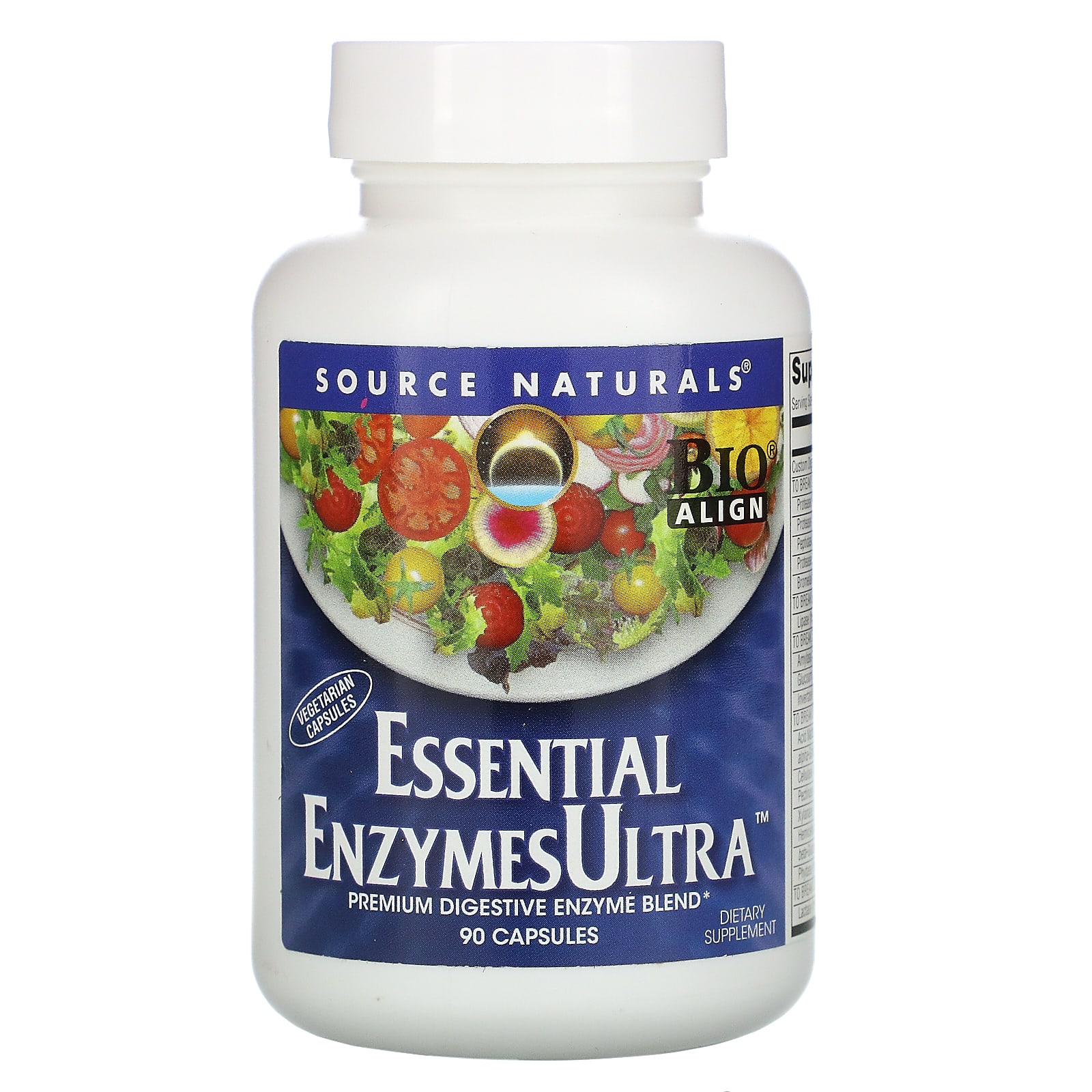 Ферментный комплекс EnzymesUltra Source Naturals Essential™, 90 капсул