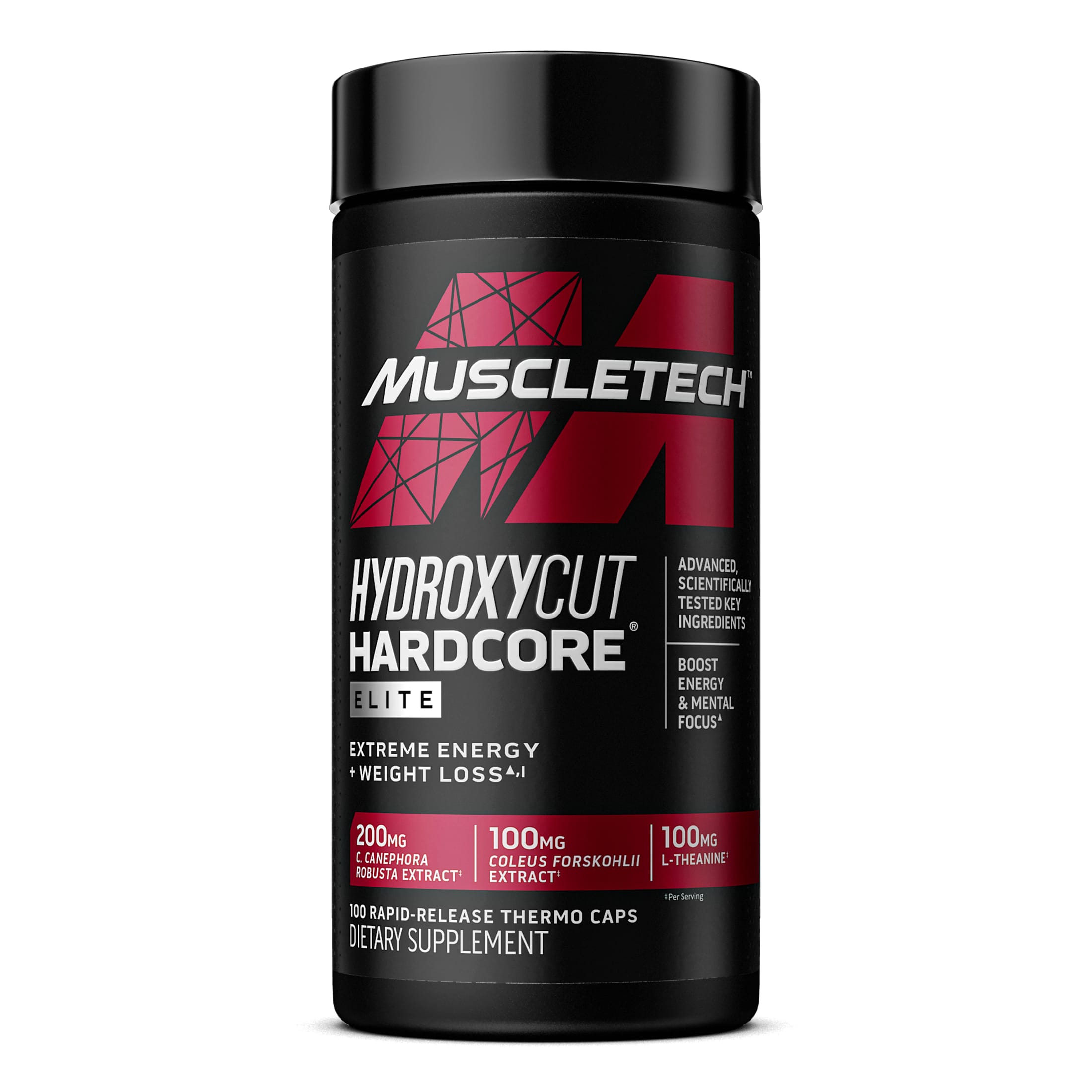 Горючий жиросжигатель MuscleTech, 100 термокапсул