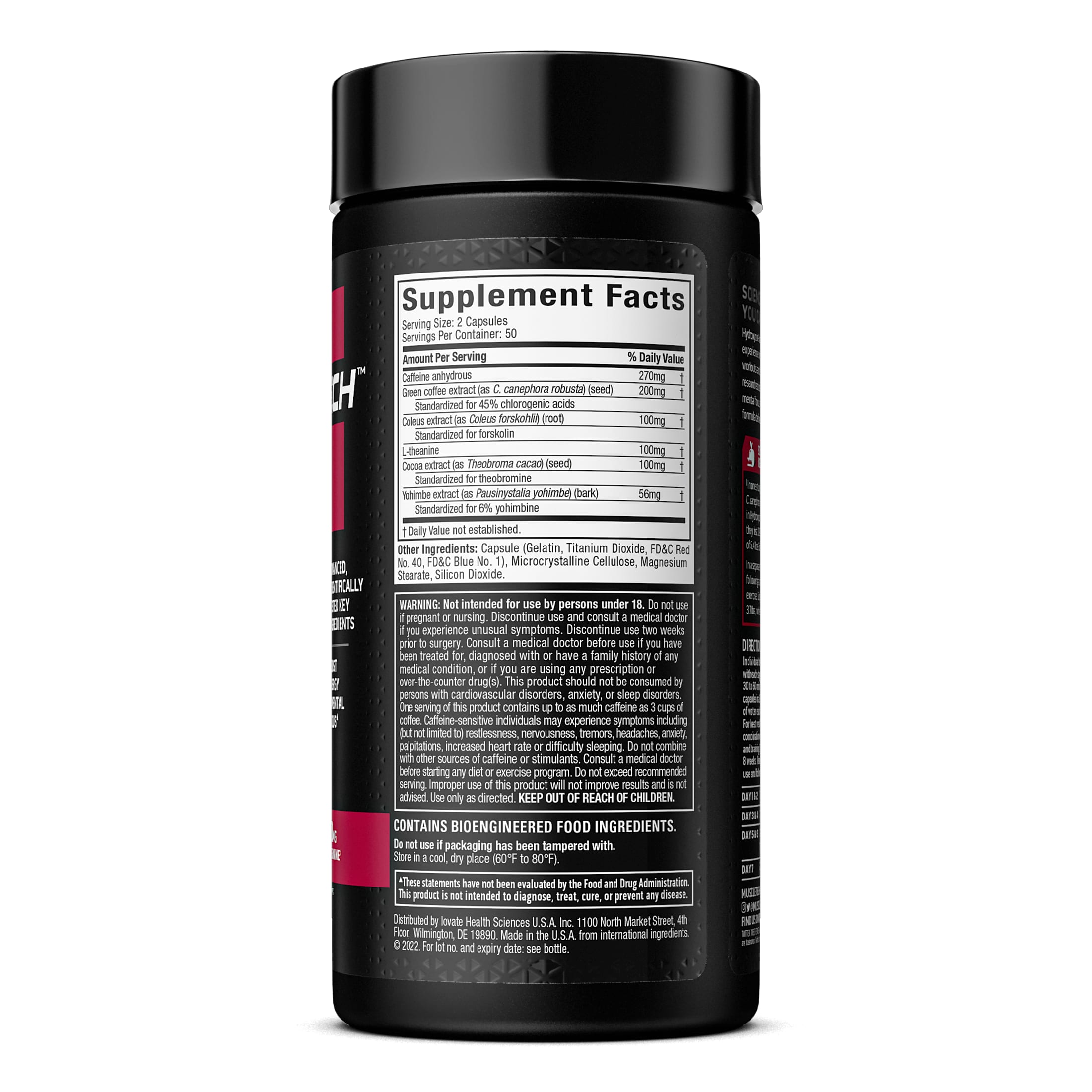 Горючий жиросжигатель MuscleTech, 100 термокапсул — фото 2