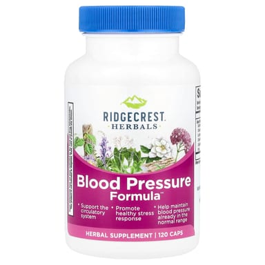Комплекс RidgeCrest Herbals Blood Pressure™, 120 капсул