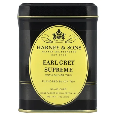Фото товара: Чай Harney & Sons Black Earl Grey Supreme with Silver Tips, 112 г