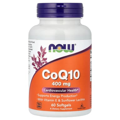 Коэнзим Q10 NOW Foods, 60 мягких капсул