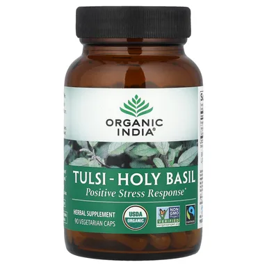 Фото товара: Тулси Organic India Tulsi-, 90 растительных капсул