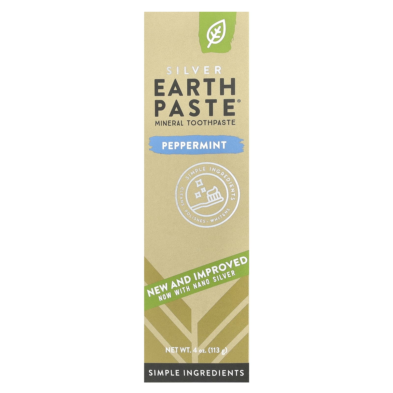 Зубная паста Redmond Silver Earth Paste® Mineral, оттенок Peppermint, 113 г