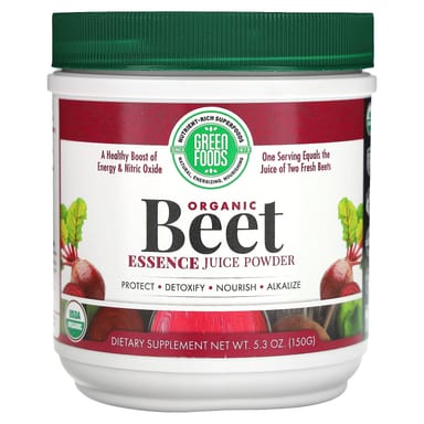 Эссенция Green Foods Organic Beet Juice Powder, 150 г, порошок