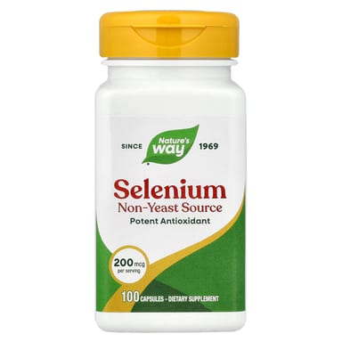 Селен Nature's Way, 200 мкг, 100 капсул