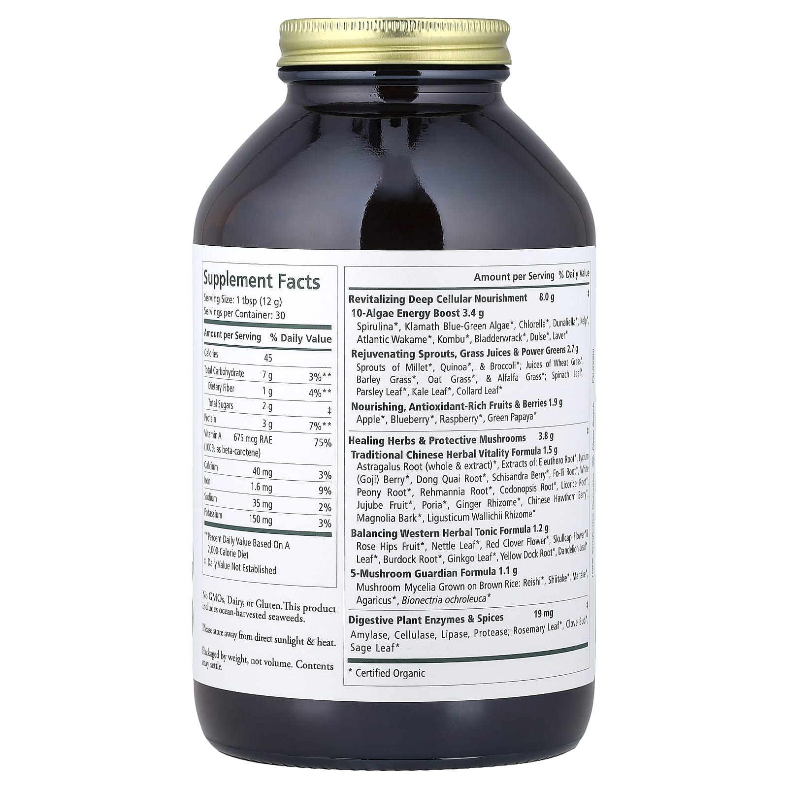 Порошок Pure Synergy Organic Superfood, 354 г — фото 2