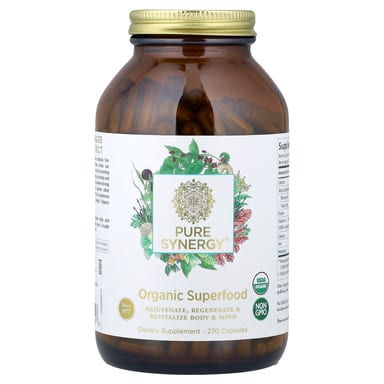 Органический суперфуд Pure Synergy, 270 капсул