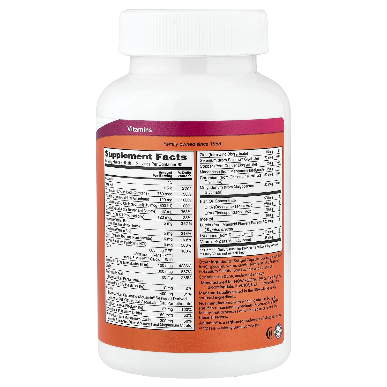 DHA NOW Foods Prenatal Gels , 180 мягких капсул — фото 6