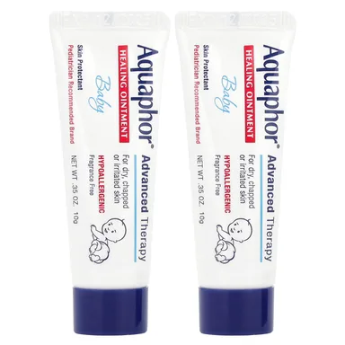 Фото товара: Детская заживляющая мазь Aquaphor Aquaphor, 10 г, 2 тубы