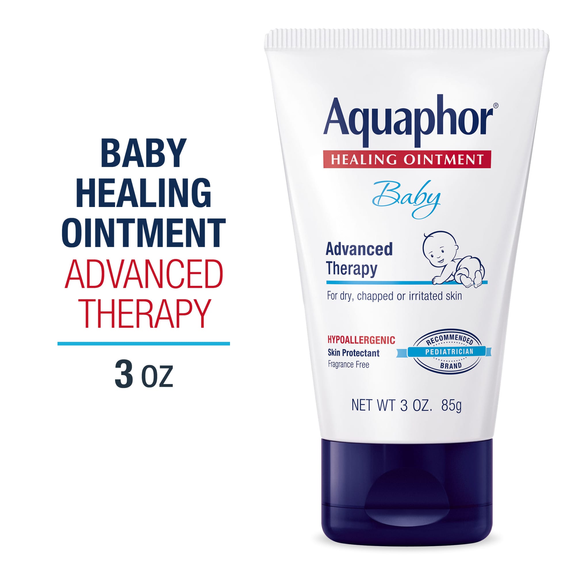 Детская заживляющая мазь Aquaphor Aquaphor, 85 г — фото 3