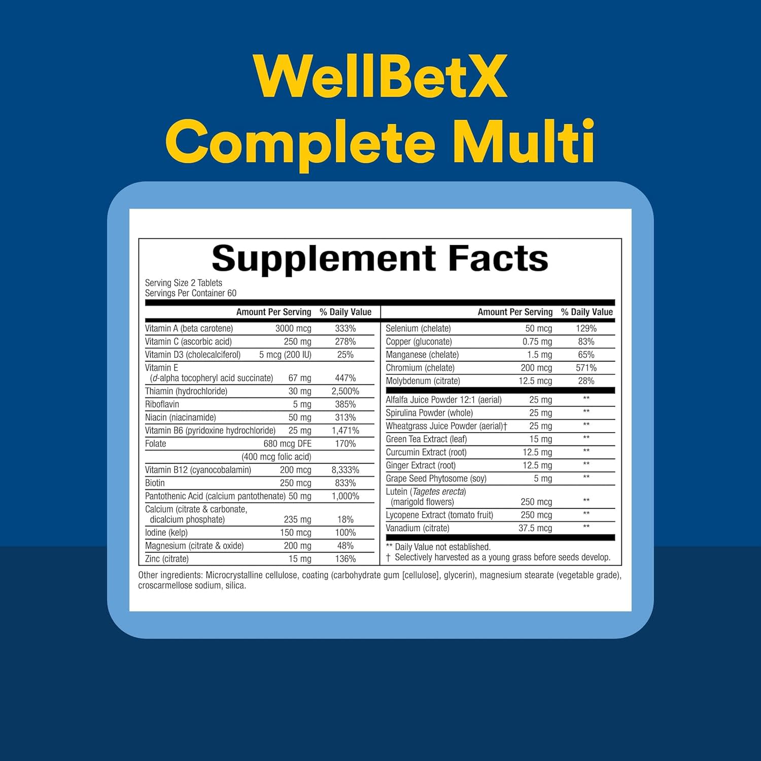 Комплекс PGX Natural Factors WellBetX® Complete Multi, 120 таблеток — фото 3