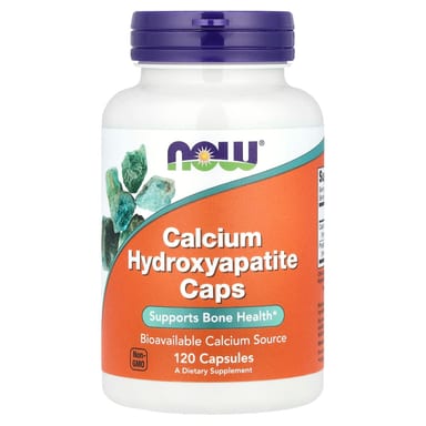 Кальций NOW Foods Hydroxyapatite Caps, 120 капсул