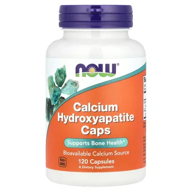 Фото товара: Кальций NOW Foods Hydroxyapatite Caps, 120 капсул