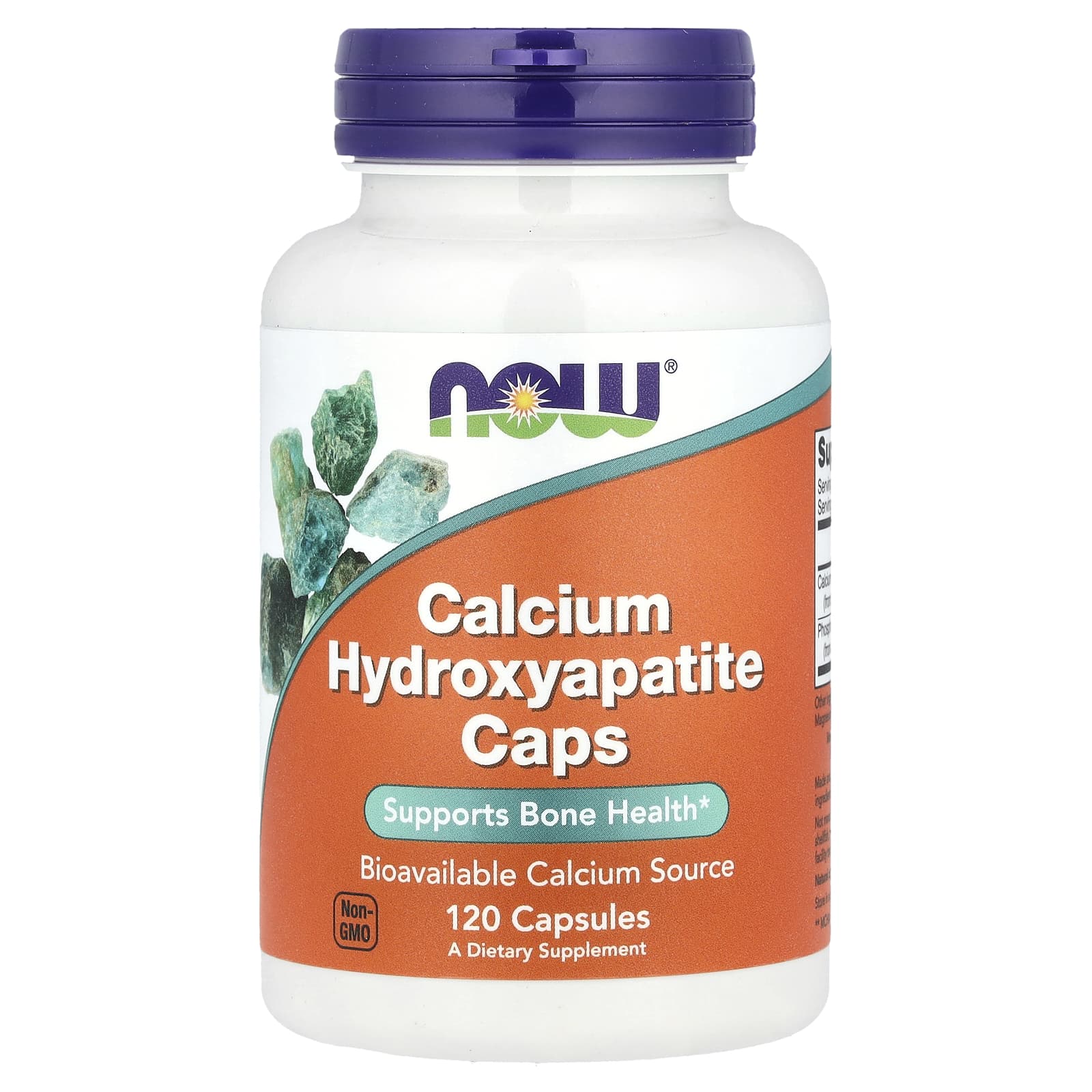 Кальций NOW Foods Hydroxyapatite Caps, 120 капсул