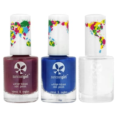 Лак для ногтей на водной основе SuncoatGirl Water-Based Nail Polish Mermaid Princess 4 Piece Kit