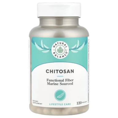 Хитозан Natural Balance, 250 мг, 120 растительных капсул