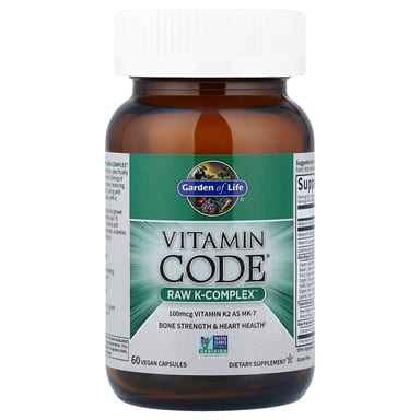 Комплекс Garden of Life Vitamin Code® RAW K-™, 60 растительных капсул