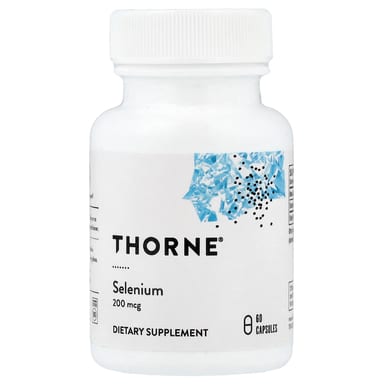 Селен Thorne, 200 мкг, 60 капсул