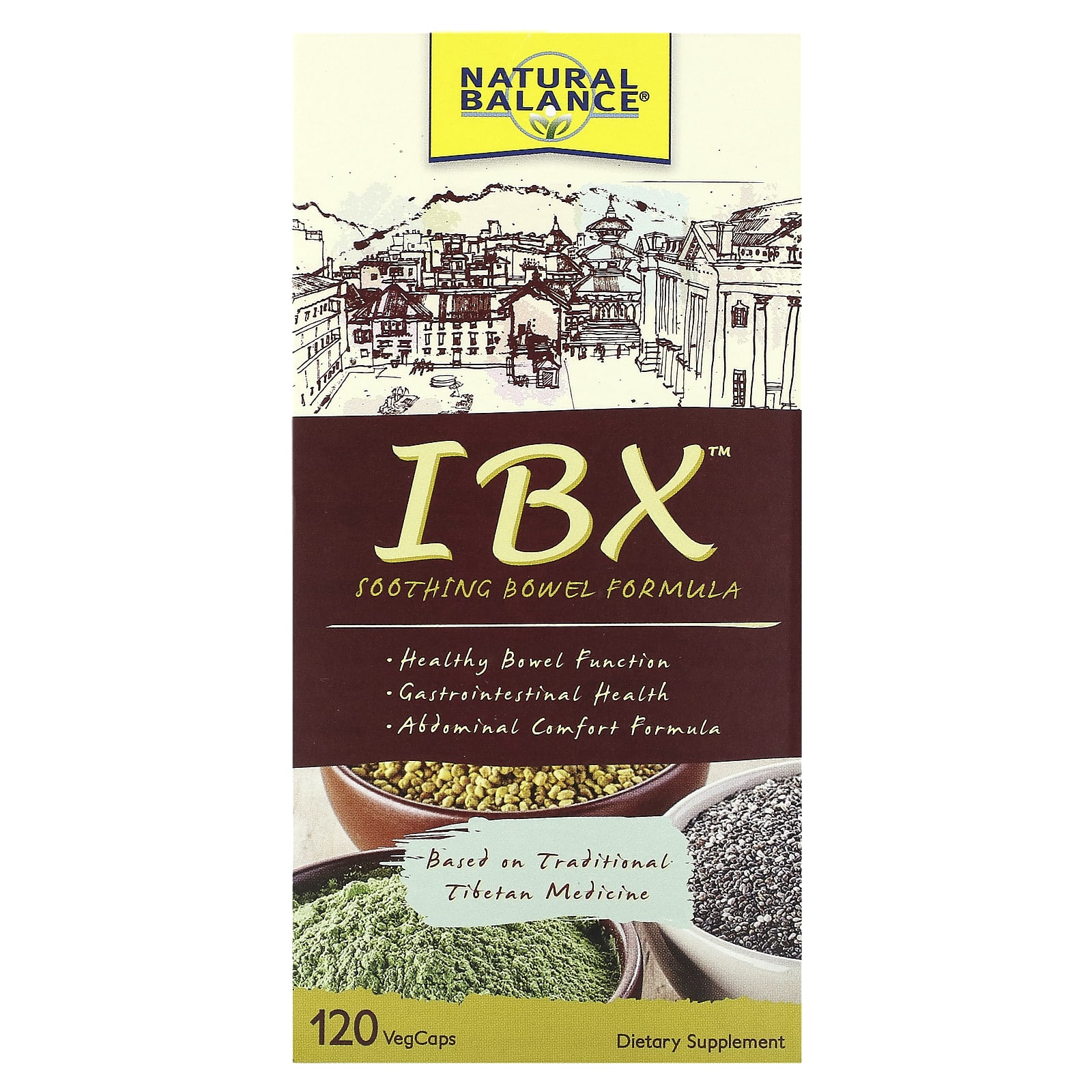 Комплекс Natural Balance IBX Soothing Bowel, 120 растительных капсул — фото 2
