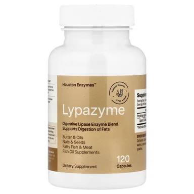 Фото товара: Липаза Houston Enzymes, 120 капсул