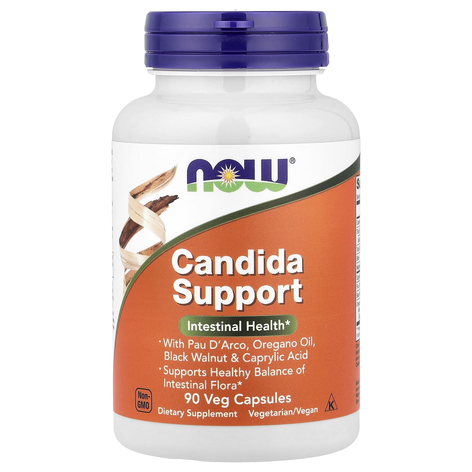 Комплекс NOW Foods Candida Support, 90 растительных капсул