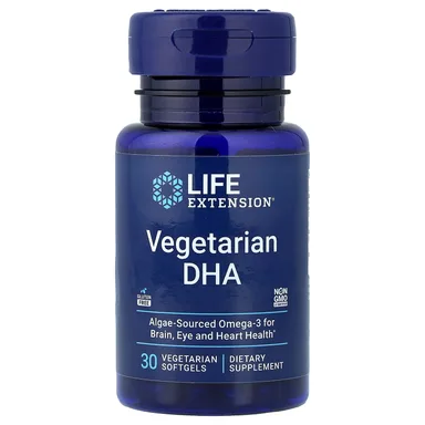 Фото товара: DHA Life Extension Vegetarian, 200 мг, мягкие капсулы