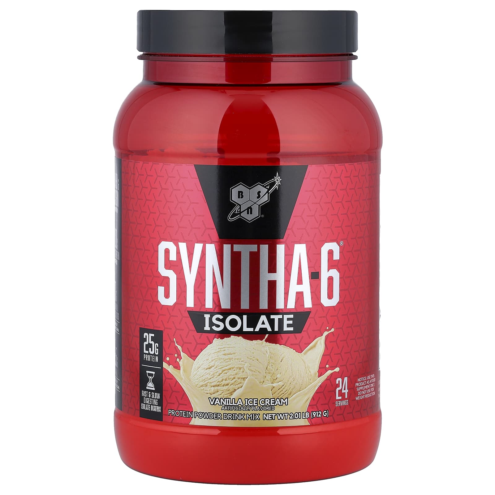 Протеиновый порошок BSN Syntha-6® Isolate Drink Mix Vanilla Ice Cream, 912 г, смесь для напитка