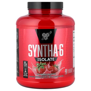 Протеиновый порошок BSN Syntha-6® Isolate Drink Mix Strawberry Milkshake, 1.82 кг, смесь для напитка