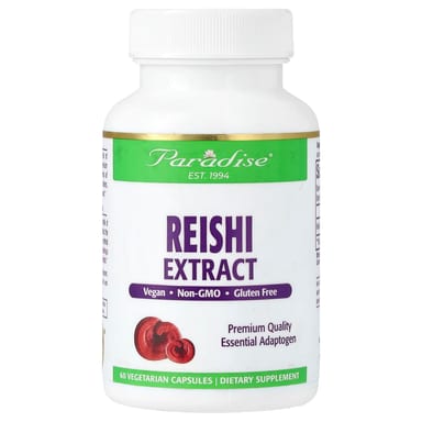 Рейши Paradise Herbs Extract, 400 мг, 60 растительных капсул