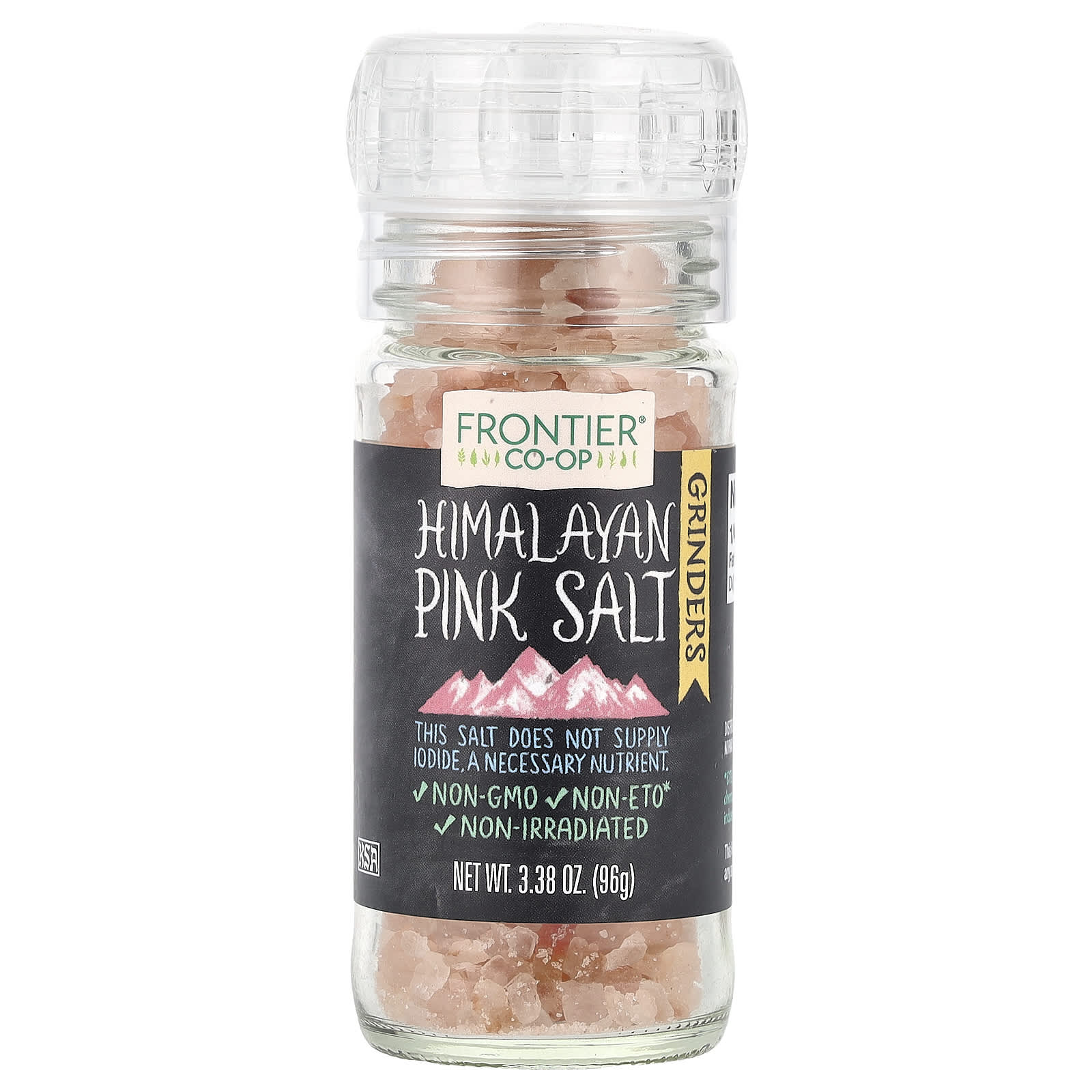 Розовая соль Frontier Co-op Himalayan, оттенок Grinders, 96 г