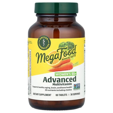 Мультивитамины MegaFood Women's 55+ Advanced, 60 таблеток