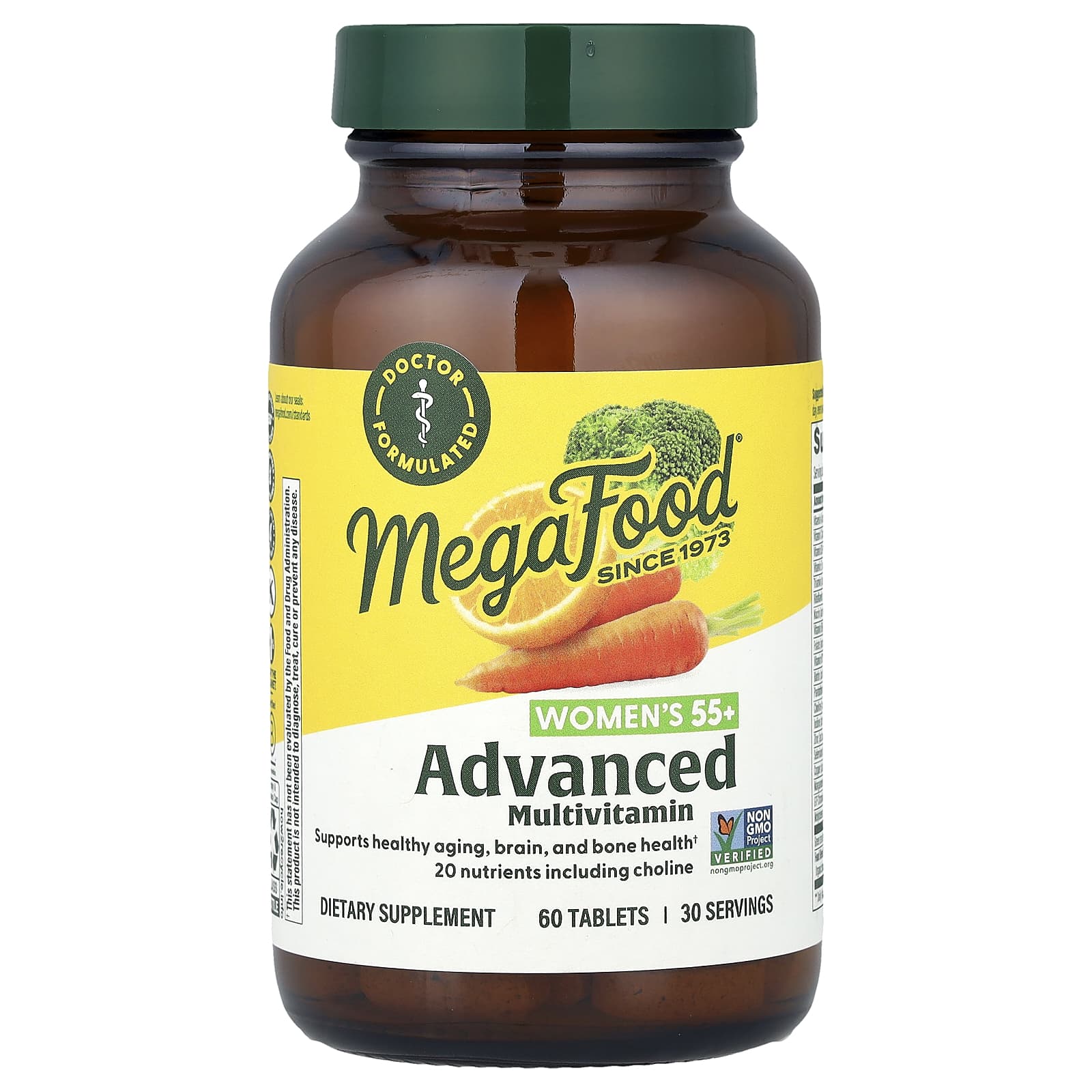 Мультивитамины MegaFood Women's 55+ Advanced, 60 таблеток