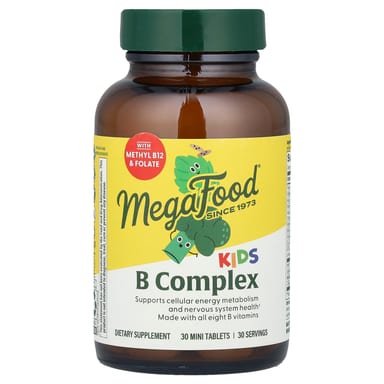 Комплекс витаминов B MegaFood 30 Mini Tablets, таблетки
