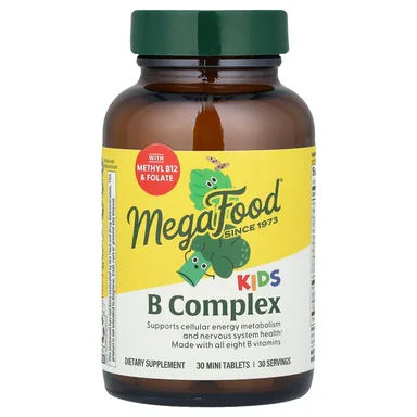Фото товара: Комплекс витаминов B MegaFood 30 Mini Tablets, таблетки