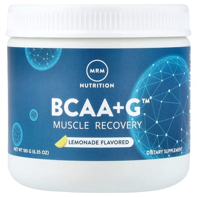 BCAA MRM Nutrition +G™ Muscle Recovery, вкус Lemonade, 180 г