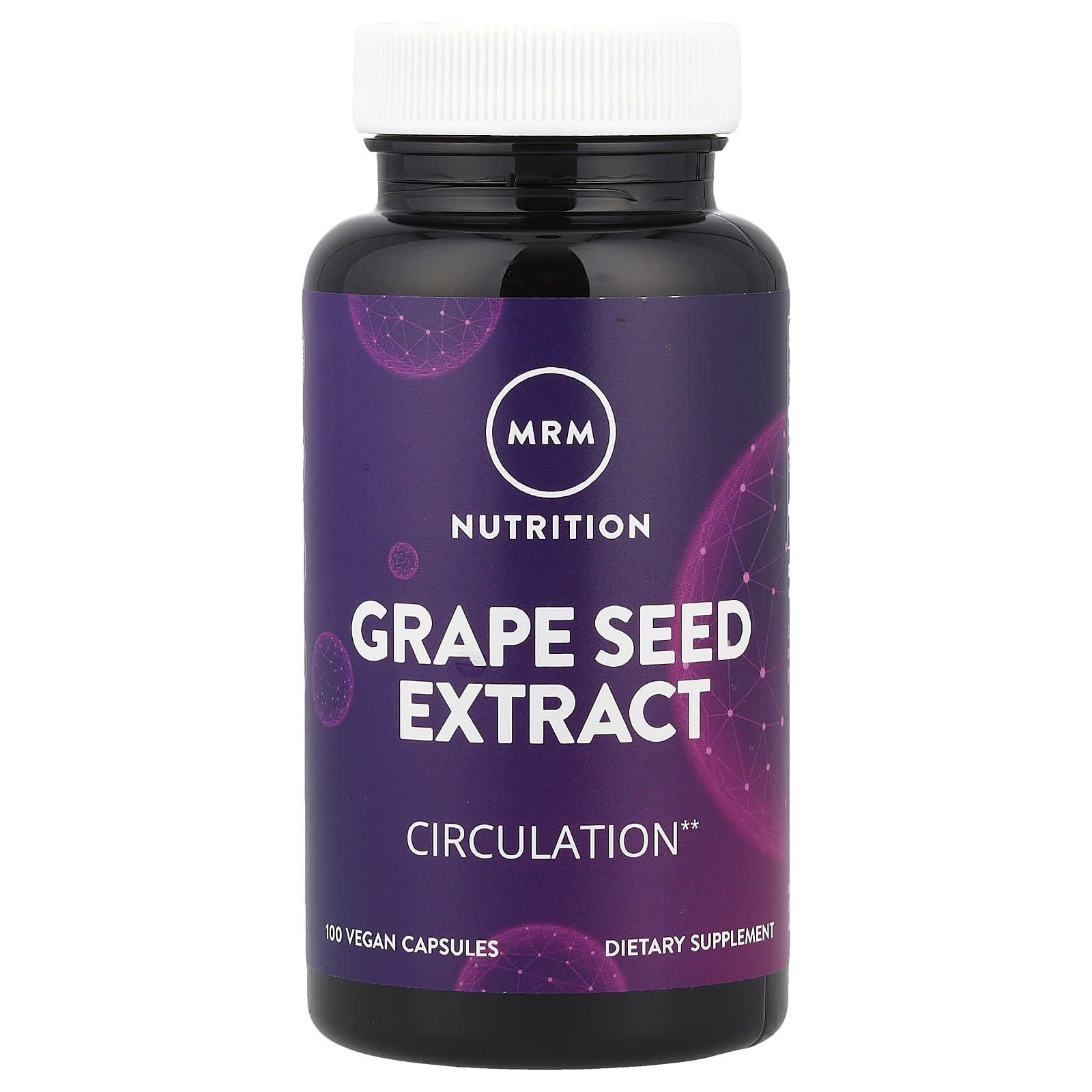 Экстракт виноградных косточек MRM Nutrition, вкус Grape Seed Extract, 120 мг, 100 растительных капсул