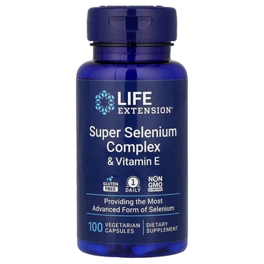 Селен Life Extension Super Complex & Vitamin E, 100 растительных капсул