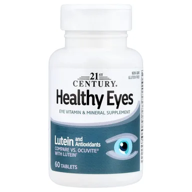 Фото товара: Лютеин 21st Century Healthy Eyes and Antioxidants, 60 таблеток