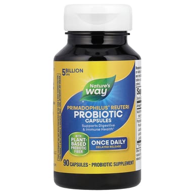 Пробиотик Nature's Way Primadophilus® Reuteri, 5 млрд КОЕ, 90 капсул