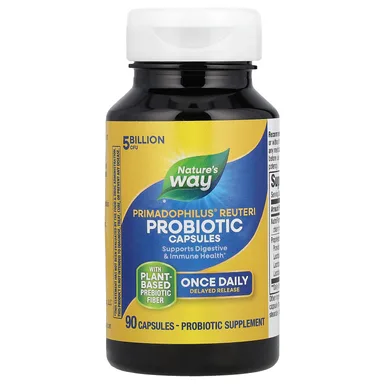 Фото товара: Пробиотик Nature's Way Primadophilus® Reuteri, 5 млрд КОЕ, 90 капсул