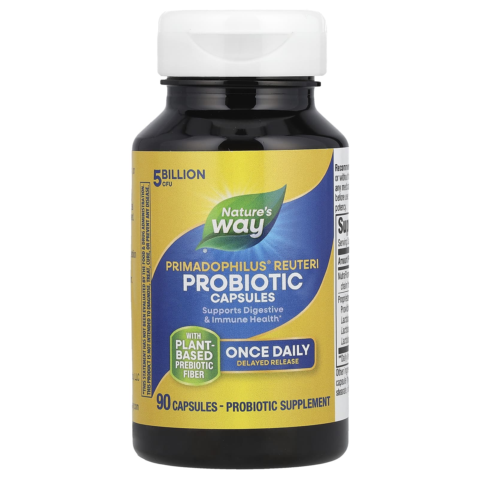 Пробиотик Nature's Way Primadophilus® Reuteri, 5 млрд КОЕ, 90 капсул